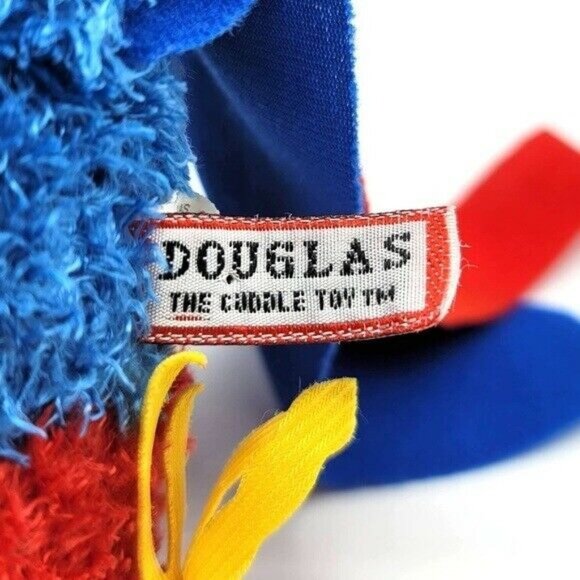 Douglas Macaw Parrot Plush Red Blue Yellow 8" Stuffed Bird Gabby Realistic #3740 - Picture 8 of 10